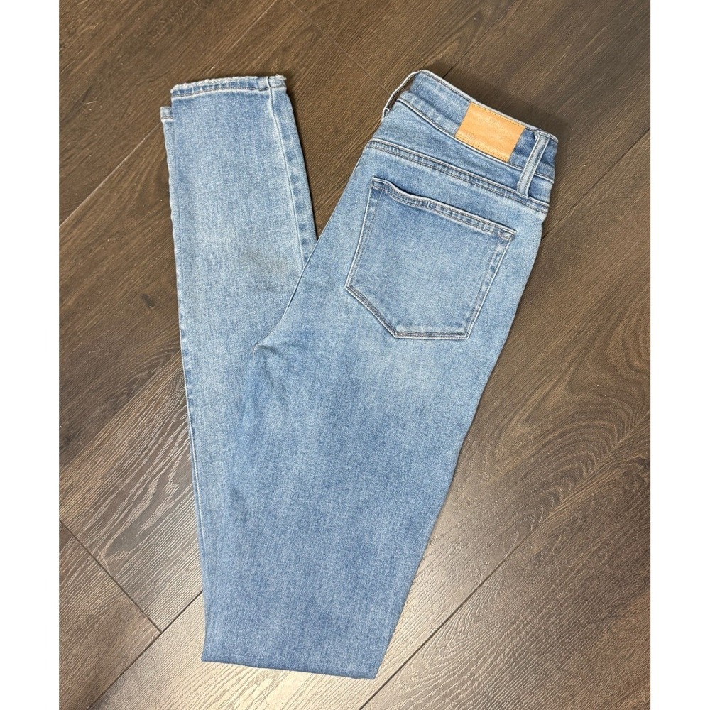 Paige Denim Skinny Jeans Size 27 x 35.5" Long Inseam Stretch High Rise